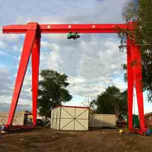 Single girder gantry crane Single girder gantry crane